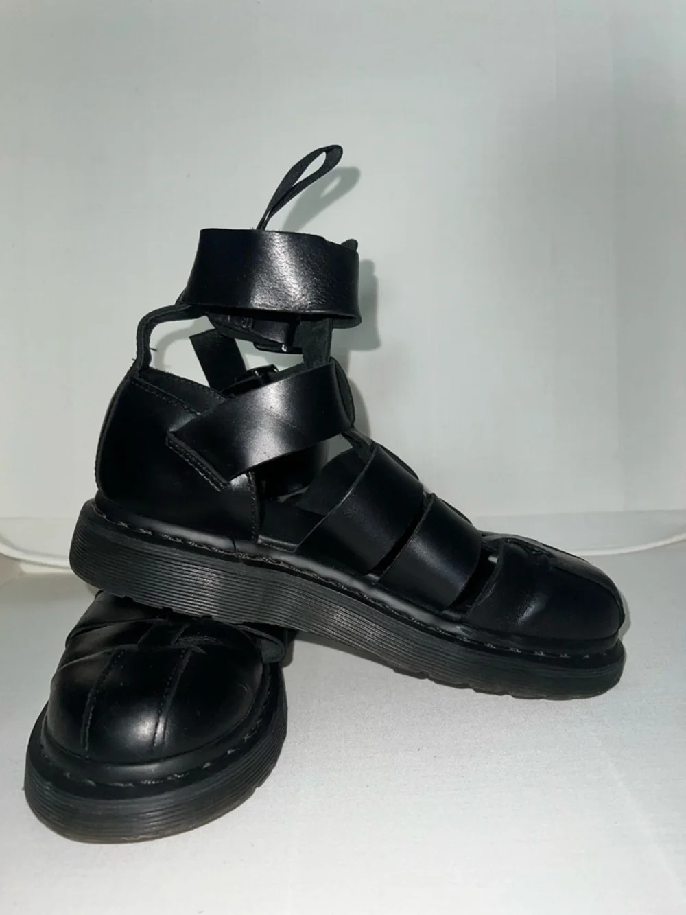 Dr. Martens Geraldo Leather Gladiator Sandals -Sz 7 Women (Sz 6 - Men) - Picture 3 of 8